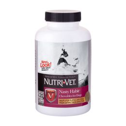 NutriVet Nasty Habit for Dogs Liver Chewables 1ea-120 ct