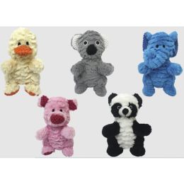 Multipet Wrinkleez Plush Dog Toy Assorted 9 in