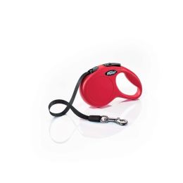 Flexi Classic Retractable Tape Dog Leash Red 10 ft Extra-Small