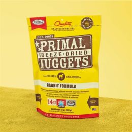 PRIMAL DOG FREEZE-DRIED NUGGETS RABBIT 5.5oz