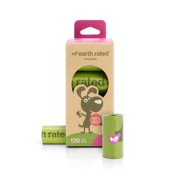 Earth Rated Poop Bag Dog Lavendar 8 Roll Box