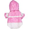 Two-Tone Pvc Waterproof Adjustable Pet Raincoat