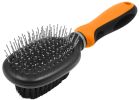 Pet Life Flex Series 2-in-1 Dual-Sided Pin and Bristle Grooming Pet Brush